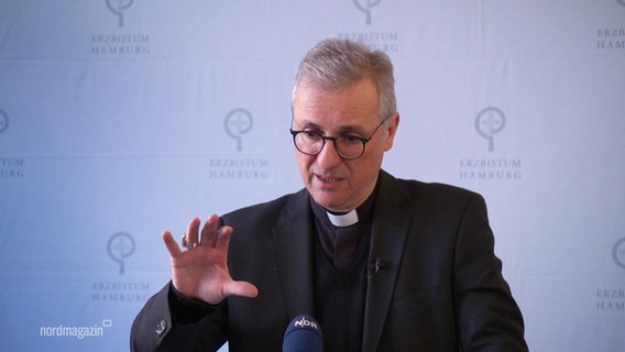 Der Hamburger Erzbischof Stefan Heße © Screenshot 