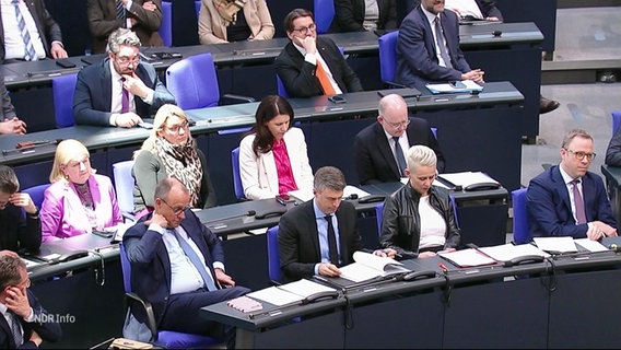 Ein Blick in den Bundestag. © Screenshot 