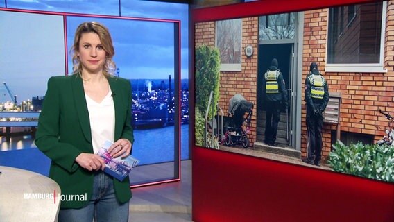 Eva Diedirch moderiert das Hamburg Journal © Screenshot 