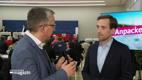 Interview mit einem CDU-Politiker. © Screenshot 