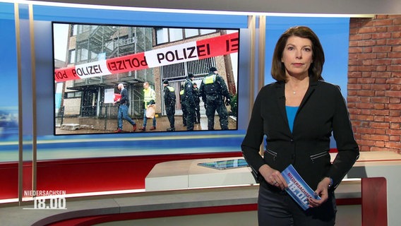 Nachrichtensprecherin Sandrine Harder. © Screenshot 