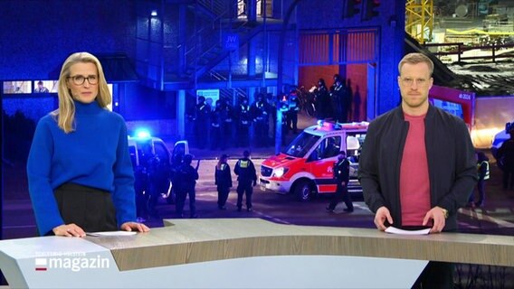Gabi Lüeße und Henrik Hanses © Screenshot 