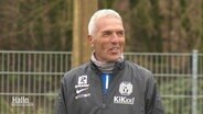 Cheftrainer Ernst Middendorp vom SV Meppen. © Screenshot 