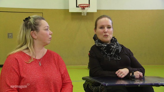 Nicole Wodrich und Annika Schalenberg © Screenshot 