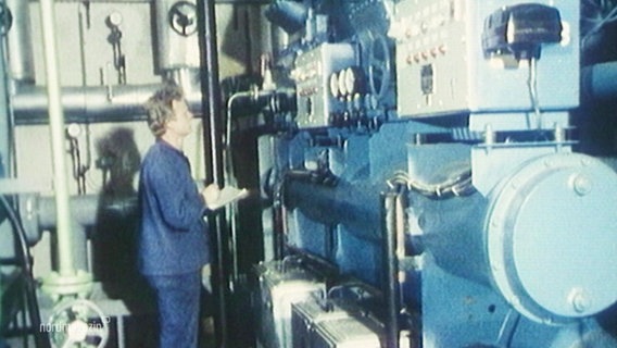 Alte Aufnahmen aus einem Erdwärme-Werk in der DDR © Screenshot 