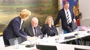 Bundesinnenministerin Faeser ist mit ihrem Amtskolleginnen und -kollegen von der SPD zusammengekommen. © Screenshot 