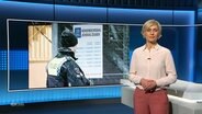 Susanne Stichler moderiert NDR Info am 14.03.2021 um 21:45 Uhr. © Screenshot 