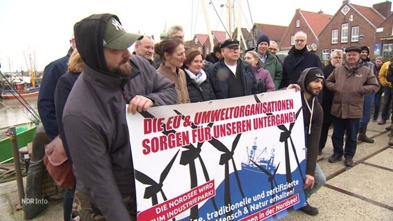 Fischer demonstrieren gegen EU Auflagen. © Screenshot 