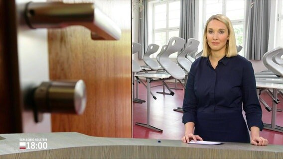 Die Moderatorin Alexandra Bauer. © Screenshot 