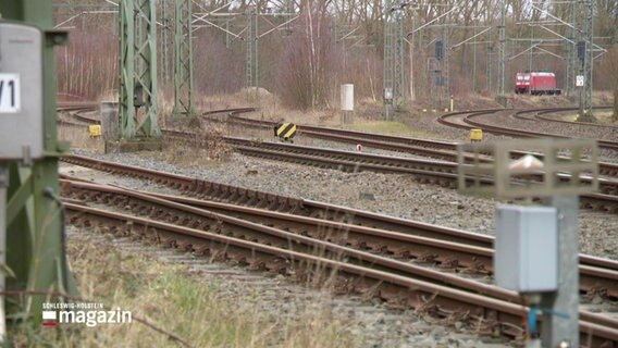 Bahngleise und Umgebung. © Screenshot 