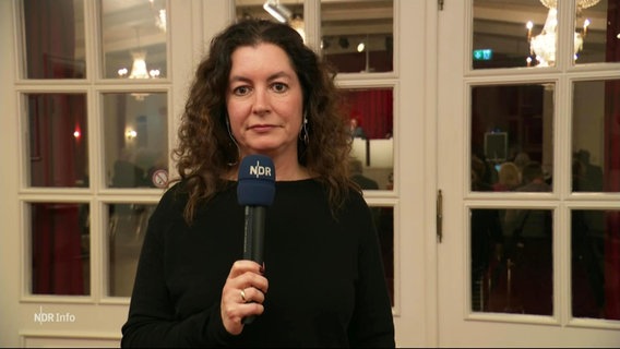 Simone Mischke berichtet aus Keitum. © Screenshot 