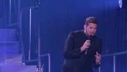 Michael Bublé in der Barclays Arena. © Screenshot 