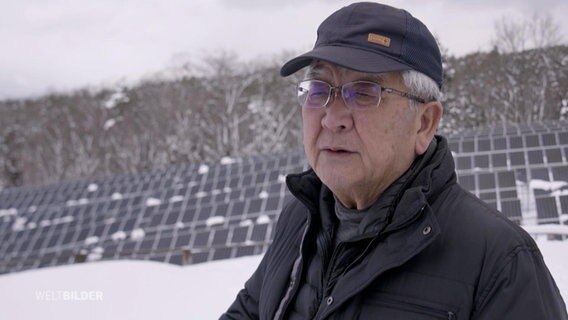 Ein Stromrebell mit einer Solaranlage in Japan. © Screenshot 