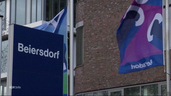 Ein Gebäude der Firma Beiersdorf. © Screenshot 