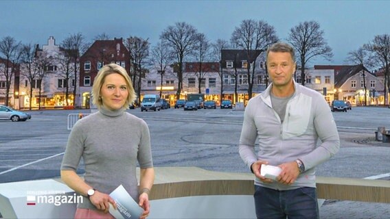 Das Moderationsteam Marie-Luise Bram und Gerrit Derkowski. © Screenshot 