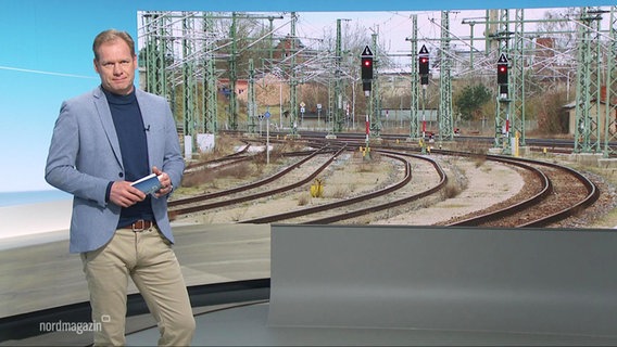 Thilo Tautz moderiert das Nordmagazin. © Screenshot 