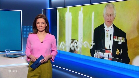 Romy Hiller moderiert NDR Info 16:00 Uhr. © Screenshot 