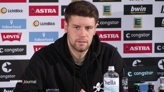 St. Pauli Trainer Fabian Hürzeler im Interview. © Screenshot 