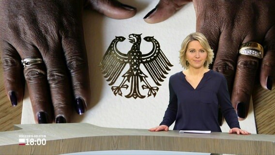 Marie-Luise Bram moderiert das Schleswig-Holstein Magazin um 18:00 Uhr. © Screenshot 