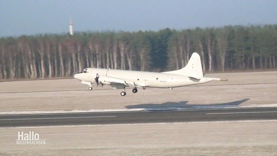 Ein Marineflieger in Nordholz beim Abflug. © Screenshot 