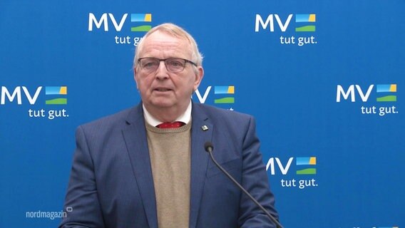 Till Backhaus, SPD, Umweltminister von Mecklenburg-Vorpommern © Screenshot 