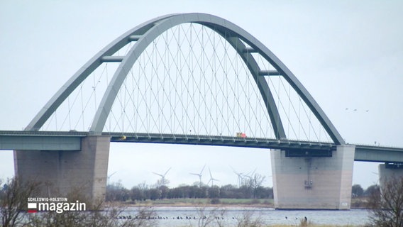 Die Fehmarnsundbrücke. © Screenshot 