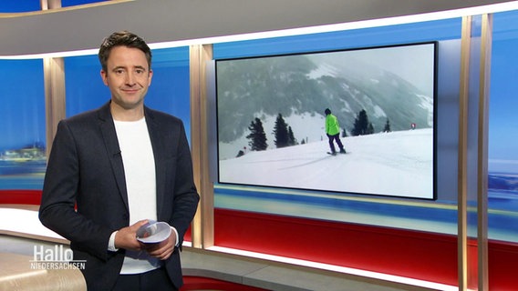 Jan Starkebaum moderiert Hallo Niedersachsen © Screenshot 