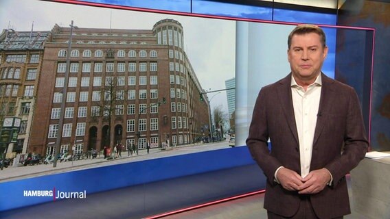 Jens Riewa moderiert das Hamburg Journal um 19:30 Uhr. © Screenshot 