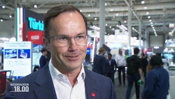 Jochen Köckler, Vorstandsvorsitzender der Deutschen Messe AG. © Screenshot 