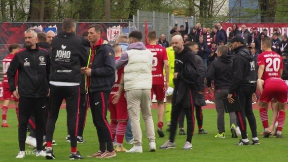 Der Greifswalder FC bleibt nach der Niederlage gegen Cottbus weiter im hinteren Tabellenmittelfeld. © Screenshot 