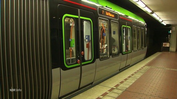 Eine U-Bahn in Hannover. © Screenshot 