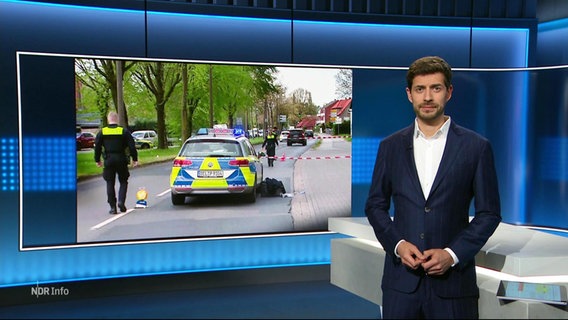 Daniel Brückerhoff moderiert NDR Info 21:45. © Screenshot 