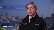 Polizeisprecherin. © Screenshot 