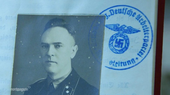 Der alte Pass von Gestapo-Chef Ludwig Oldach. © Screenshot 