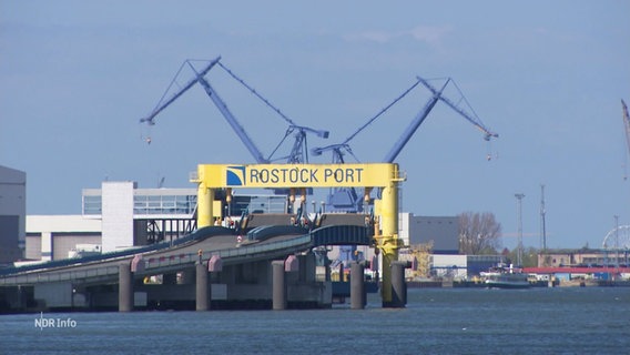 Der Rostocker Hafen © Screenshot 