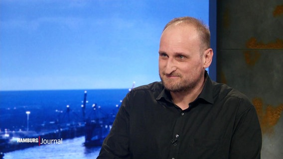 Daniel Kaiser im Live-Gespräch beim Hamburg Journal. © Screenshot 