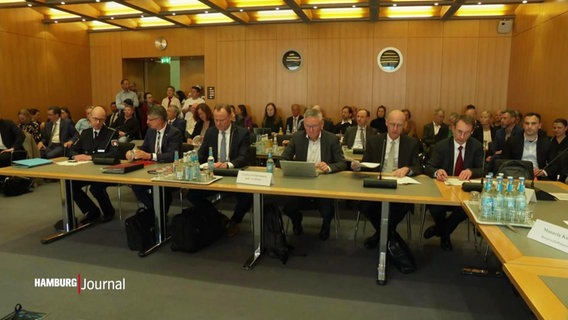Sitzung des Innenausschusses der Hamburgischen Bürgerschaft. © Screenshot 
