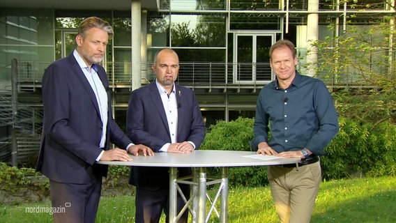 Thilo Tautz im Gespräch mit Jens Hakanowitz und André Jürgens. © Screenshot 
