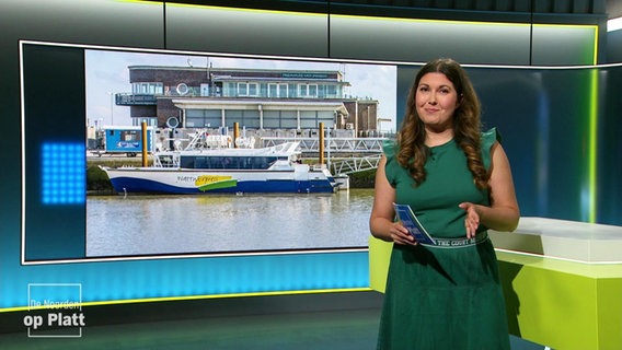 Vanessa Kossen moderiert De Noorden op Platt © Screenshot 