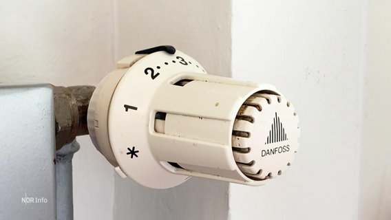 Das Thermostat einer Heizung © Screenshot 