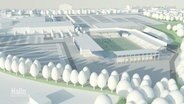 Ein Entwurf des neuen Stadions des VfB Oldenburgs. © Screenshot 