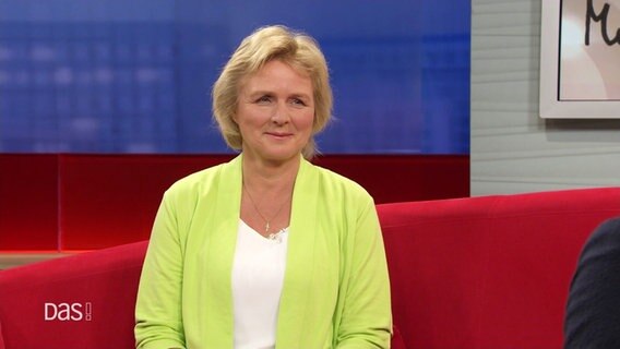 Melanie Wolfers auf dem Roten Sofa. © Screenshot 