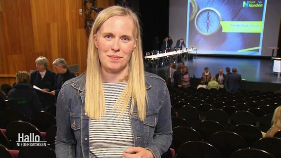 Anja Schlieter, Reporterin in Norden © Screenshot 