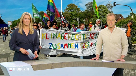 Gabi Lüeße und Henrik Hanses. © Screenshot 