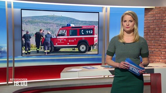 Kathrin Kampmann moderiert Niedersachsen 18.00. © Screenshot 