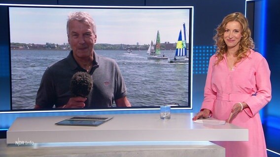 Ilka Petersen im Gespräch mit Peter Carstens. © Screenshot 