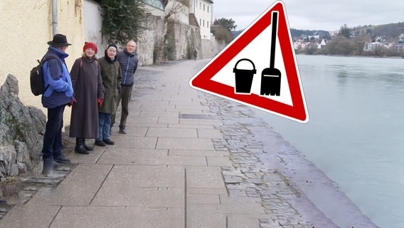 Realer Irrsinn: Sauberes Passau  (aus "extra 3 Spezial: Der reale Irrsinn vom 15.03.2023") © NDR 