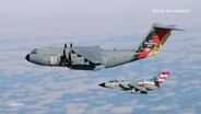 Flugzeuge der Luftwaffe. © Screenshot 