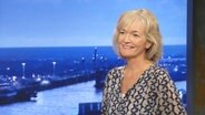 Susanne von Rabenau vom DRK-Blutspendedienst zu Gast im Hamburg Journal des NDR Fernsehens. © Screenshot 