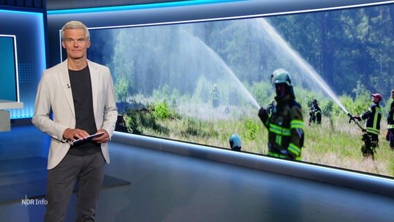 Thorsten Schröder moderiert NDR Info um 16:00 Uhr. © Screenshot 